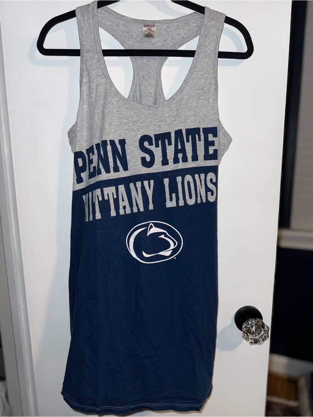 Penn State Nittany Lions Grey & Navy Tank Top